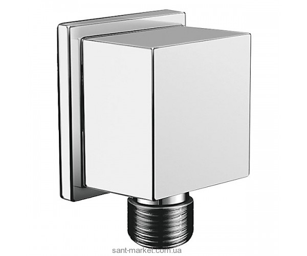 Ferro Quadro угловой универсальный патрубок для душевого шланга PKN03