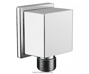 Ferro Quadro угловой универсальный патрубок для душевого шланга PKN03