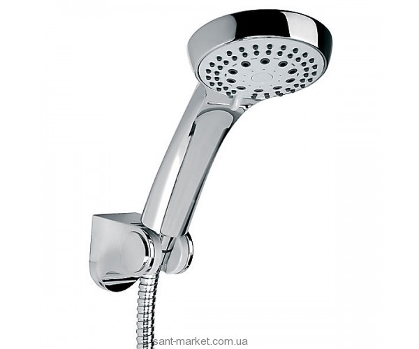 Душевой гарнитур с настенным держателем Ferro коллекция Sera хром U500