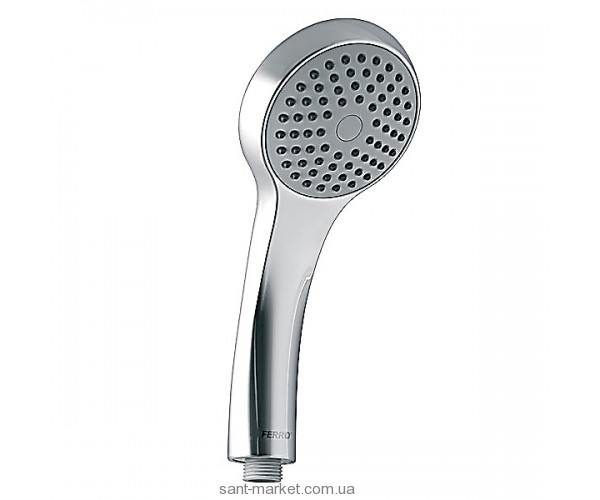 Душова лійка Ferro колекція Dritto хром S105