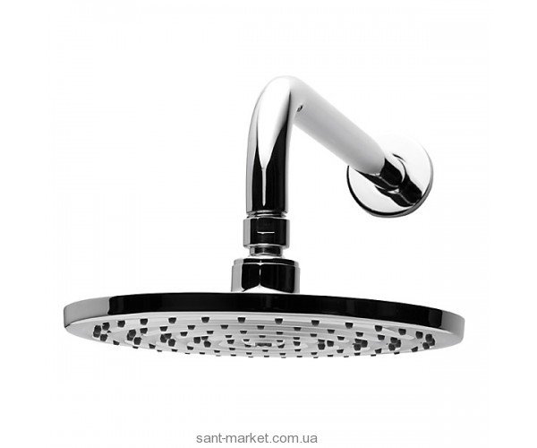 Верхний душ с тропическим душем Ferro коллекция Rotondo хром NPT01