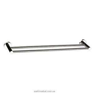 Ferro вешалка для полотенец двойная - 45 см хром AC08