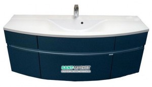 Тумба під раковину Gorenje Oasis підвісна під 2 раковини 140х49 5х50 антрацит 790361