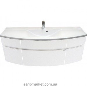 Тумба під раковину Gorenje Oasis F 140.03 підвісна 140х49.5х50 білий матовий / антрацит 790359