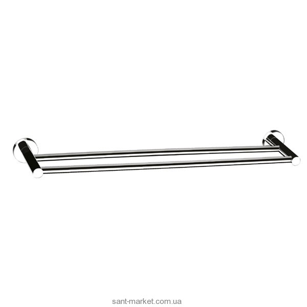 Ferro вешалка для полотенец двойная - 45 см хром AC08