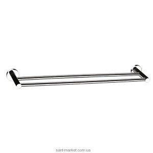 Ferro вешалка для полотенец двойная - 45 см хром AC08