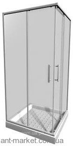 Душова кабіна Jika Lyra Plus White 90х90х195 H2513820006661