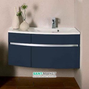 Тумба під раковину Gorenje Oasis F 105.30 R права підвісна 105х49.5х50 антрацит 790198