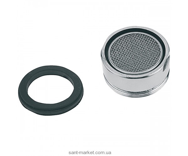 Ferro Регулятор струменя ванновий 28x1 з прокладкою ущільнювача хром PCH1