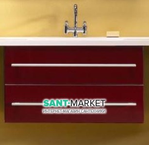 Тумба під раковину Gorenje Avon F 90.13 підвісна 90х45х50 бордо 786117