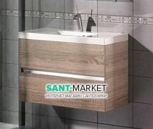 Тумба под раковину Gorenje Lorencio F 60.84 подвесная коричневый дуб 60х45.5х50 792861