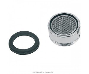 Ferro Регулятор струменя ванновий 28x1 з прокладкою ущільнювача хром PCH1