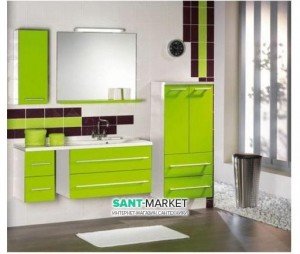 Тумба під раковину Gorenje Avon F 90.13 підвісна 90х45х50 зелений 786105