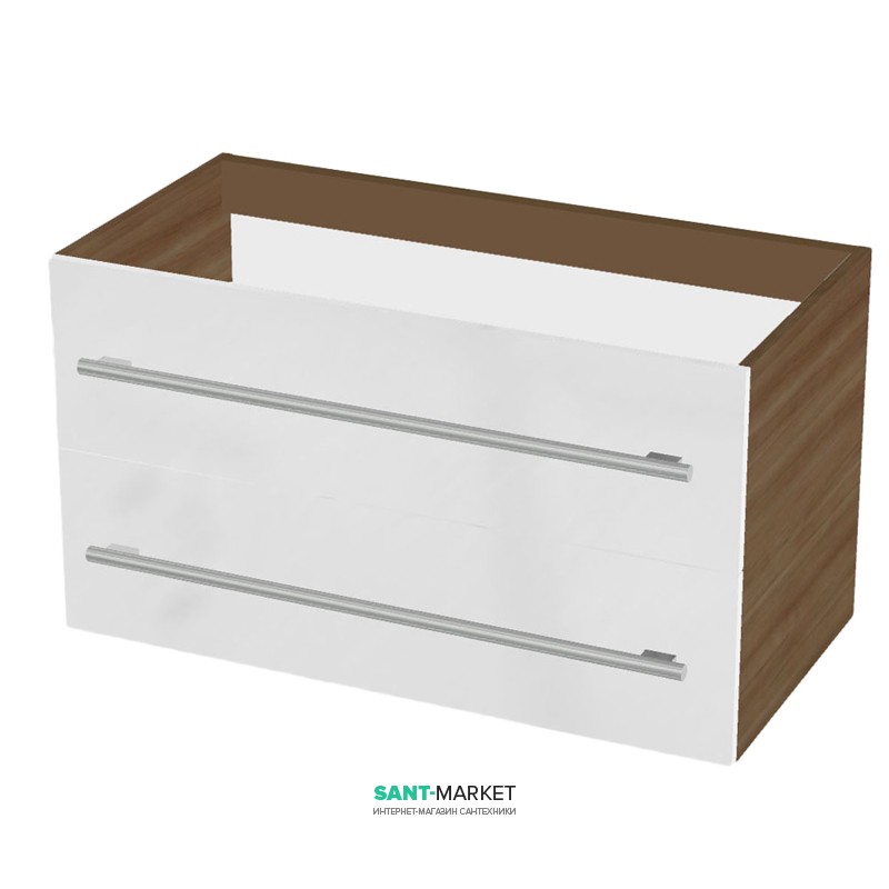 Тумба под раковину Gorenje Avon F 90.13 подвесная 90х45х50 белый глянец 786114