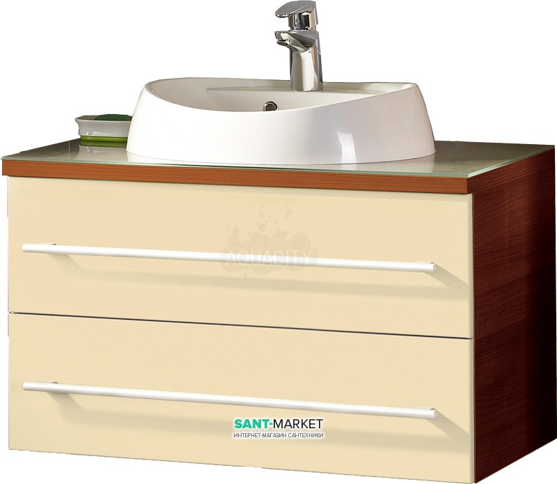 Тумба под раковину Gorenje Avon F 90.13 подвесная 90х45х50 ваниль 786118