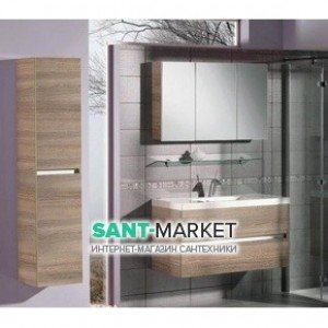 Тумба под раковину Gorenje Lorencio F 100.84 подвесная коричневый дуб 100х45.5х50 792863