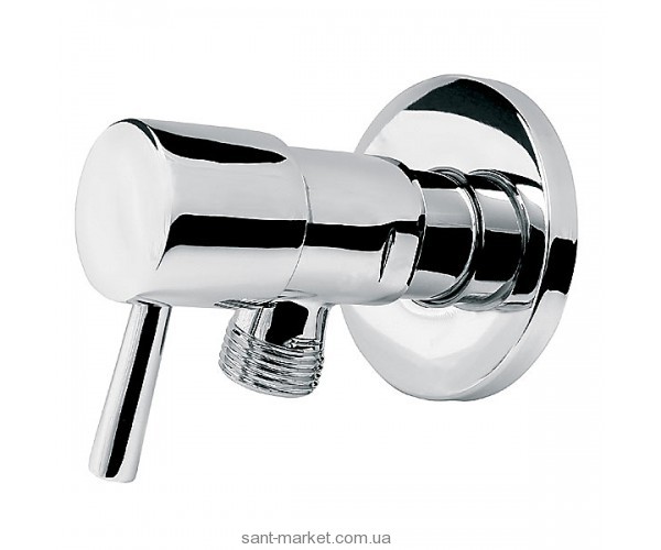 Ferro Угловой кран Rotondo G1/2x1/2  розетка Z296