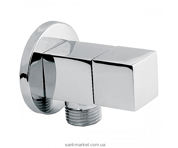 Ferro Кутовий кран Quadro G1 / 2x3 / 8 розетка Z293