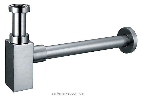 Ferro Сифон пляшковий Quadro крацована нікель S280NC