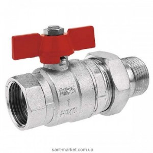 Ferro Шаровой кран с бабочкой и соединительной муфтой 1