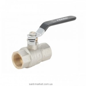 Ferro Шаровой кран со стальной ручкой 3/4