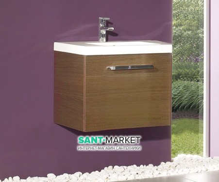 Тумба під раковину Gorenje Leonides F 60.83 підвісна 60х45.5х45 коричневий дуб 792826