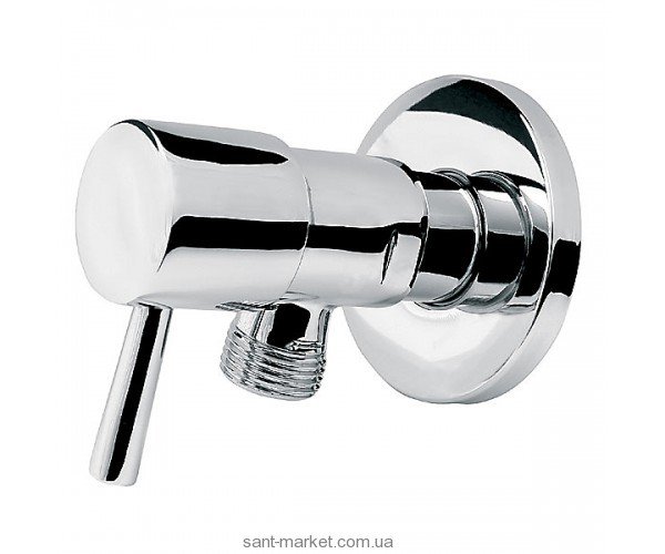 Ferro Угловой кран Rotondo G1/2x1/2  розетка Z296