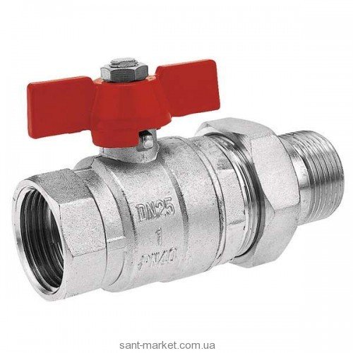 Ferro Кульовий кран з метеликом і сполучної муфтою 1 