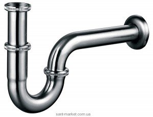 Ferro Cіфон трубний крацована нікель S281NC