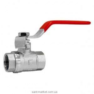 Ferro Шаровой кран со стальной ручкой 3/8
