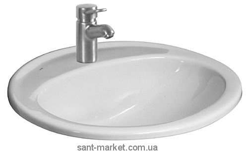 Раковина для ванної вбудована Jika Ibon біла H13011000104