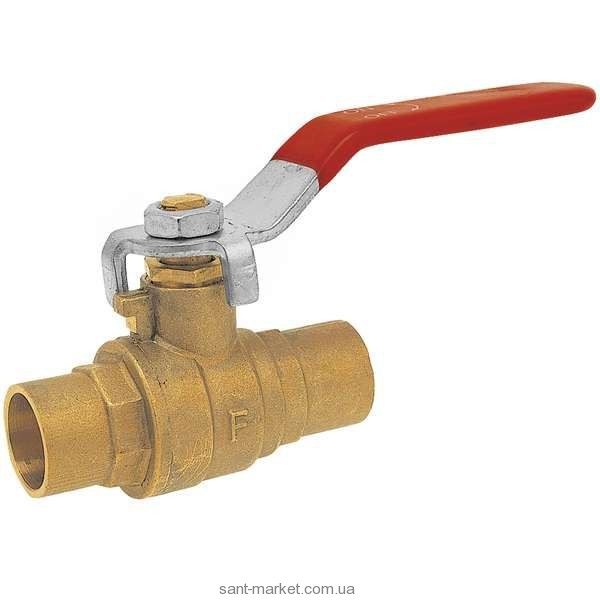 Ferro Кульовий кран для води з метеликом під пайку 12мм KPL11