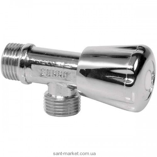 Ferro Грибковый угловой водозаборный кран  хром 1/2 Z230