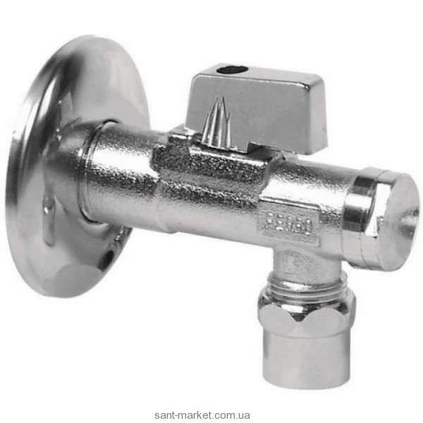 Ferro Кульовий кран для води кутовий водозабірних з розеткою і фільтром 1/2 Z270