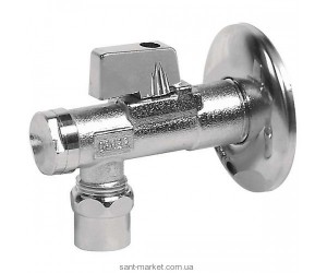 Ferro Шаровой кран для воды угловой водозаборный с розеткой и фильтром 1/2 Z330F
