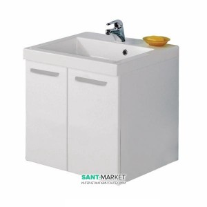 Тумба под раковину Gorenje Quadra F 60.77 подвесная 60х45х60 белый 791467