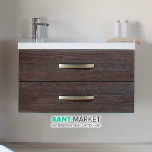 Тумба під раковину Gorenje Slim підвісна дуб антрацит 791624