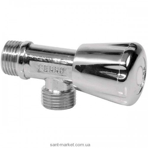 Ferro Грибковый угловой водозаборный кран  хром 1/2 Z220