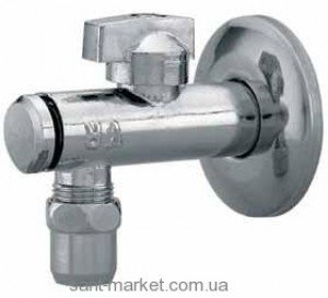 Ferro Кульовий кран для води кутовий водозабірних з розеткою 1/2 Z280