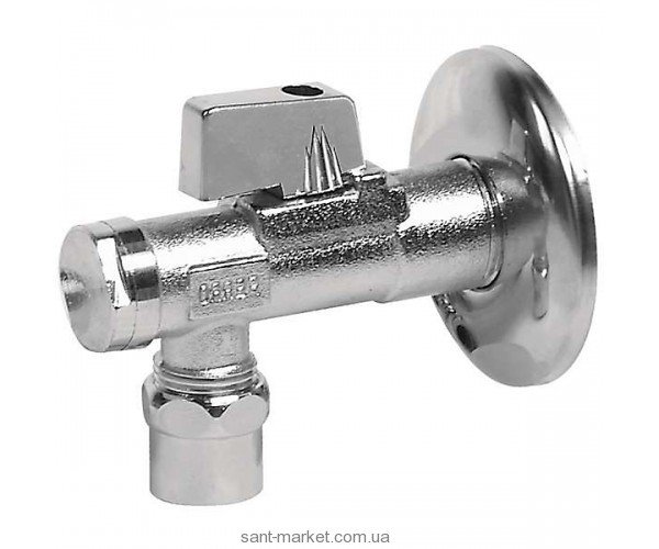 Ferro Кульовий кран для води кутовий водозабірних з розеткою і фільтром 1/2 Z330F