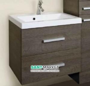 Тумба під раковину Gorenje Quadra F 90.65 підвісна 90х45х50 дуб антрацит 791472