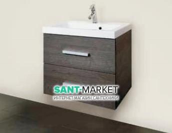 Тумба під раковину Gorenje Quadra F 60.65 підвісна 60х45х60 дуб антрацит 791470