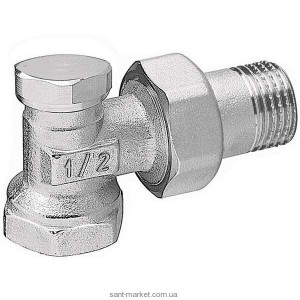 Ferro Радиаторный кран запорный угловой 1/2” ZK2Y