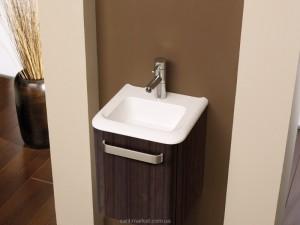 Тумба під раковину Gorenje Jazz Small R права підвісна 35х33х40 горіх глянець 910080