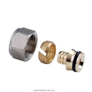 Ferro Зажимная муфта с резьбой M24x19 для пластмассовых труб 16x2 мм 67781612Y