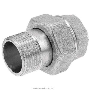 Ferro Латунная сполучна муфта пряма з О-рингом хром 3/4 