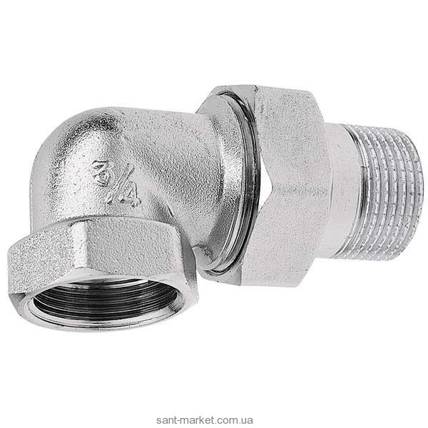 Ferro Латунная сполучна муфта кутова з О-рингом хром 1/2 