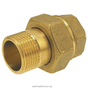 Ferro Латунная соединительная муфта прямая с О-рингом 3/8