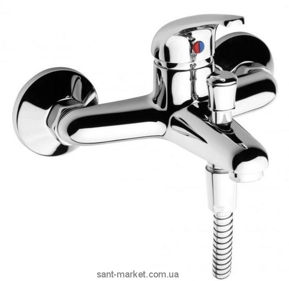 Смеситель однорычажный для ванны с коротким изливом Jika Dino H21727004000