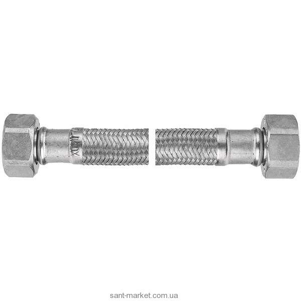 Ferro Шланг в стальной оплётке с уплотнительной прокладкой 1/2 нарезно-нарезной L=40см PWS3